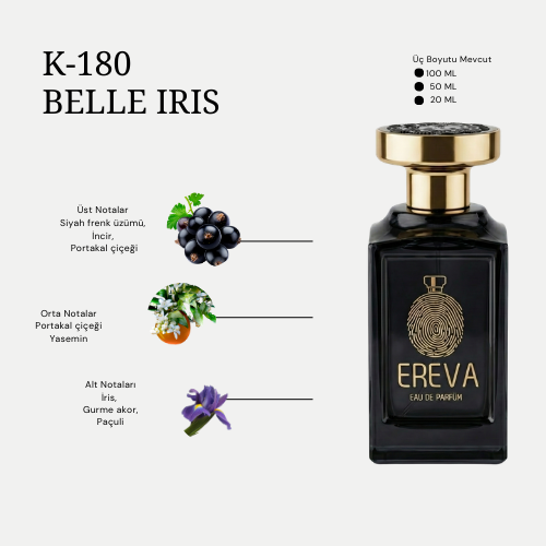 K-180 BELLE IRIS KADIN PARFÜMÜ