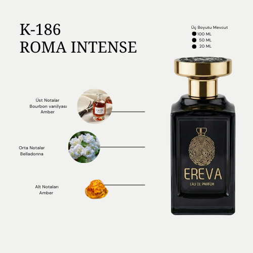 K-186 ROMA INTENSE KADIN PARFÜMÜ