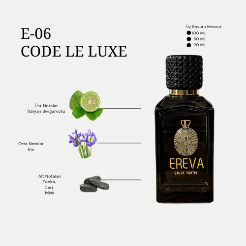 E-06 CODE LE LUXE ERKEK PARFÜMÜ