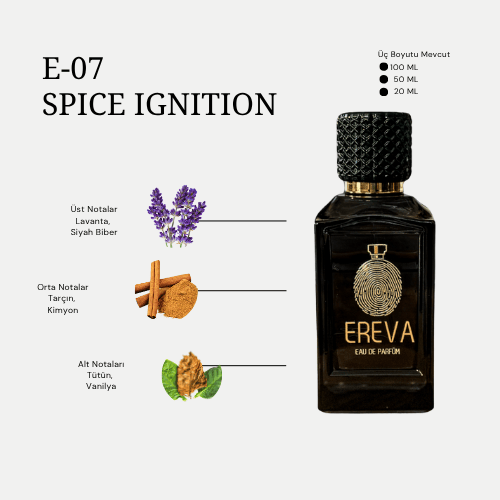 E-07 SPICE IGNITION ERKEK PARFÜMÜ