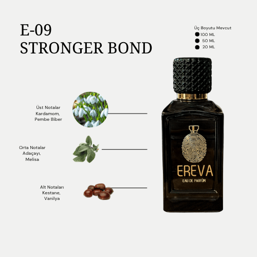 E-09 STRONGER BOND ERKEK PARFÜMÜ