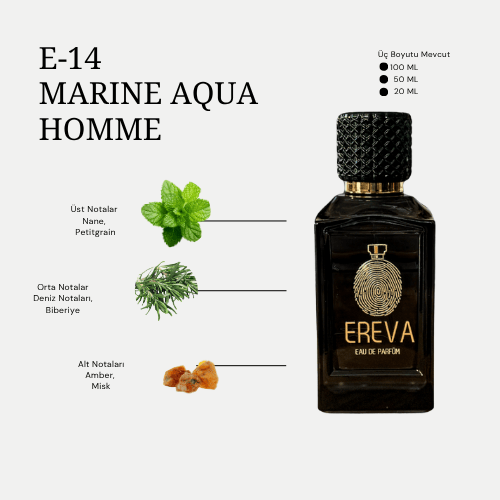 E-14 MARINE AQUA HOMME ERKEK PARFÜMÜ