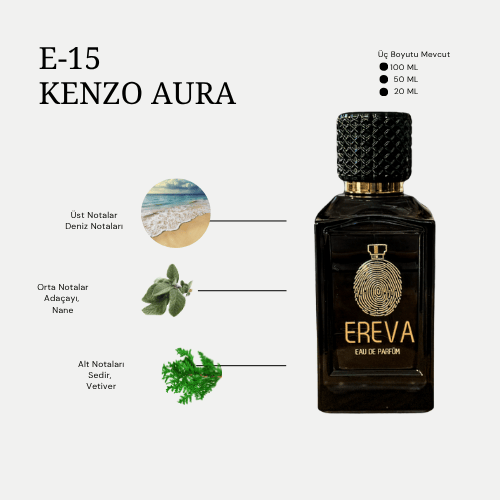 E-15 KENZO AURA ERKEK PARFÜMÜ