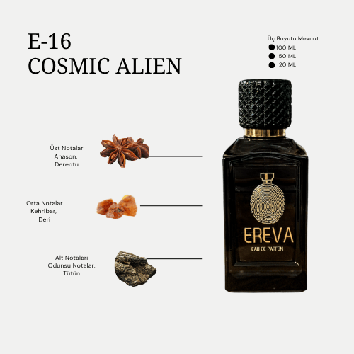 E-16 COSMIC ALIEN ERKEK PARFÜMÜ