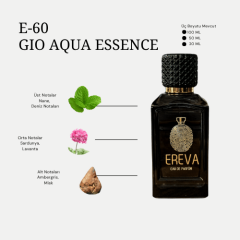 E-60 GIO AQUA ESSENCE ERKEK PARFÜMÜ