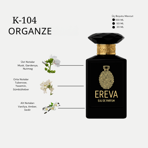 K-104 ORGANZE KADIN PARFÜMÜ