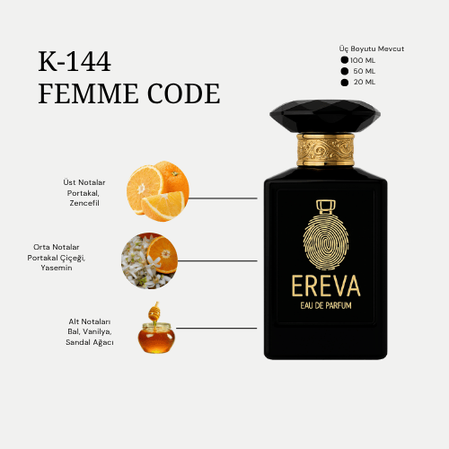 K-144 FEMME CODE KADIN PARFÜMÜ
